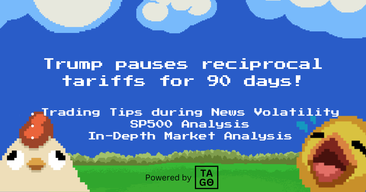 Trump pauses reciprocal tariffs for 90 days, markets rally hard!