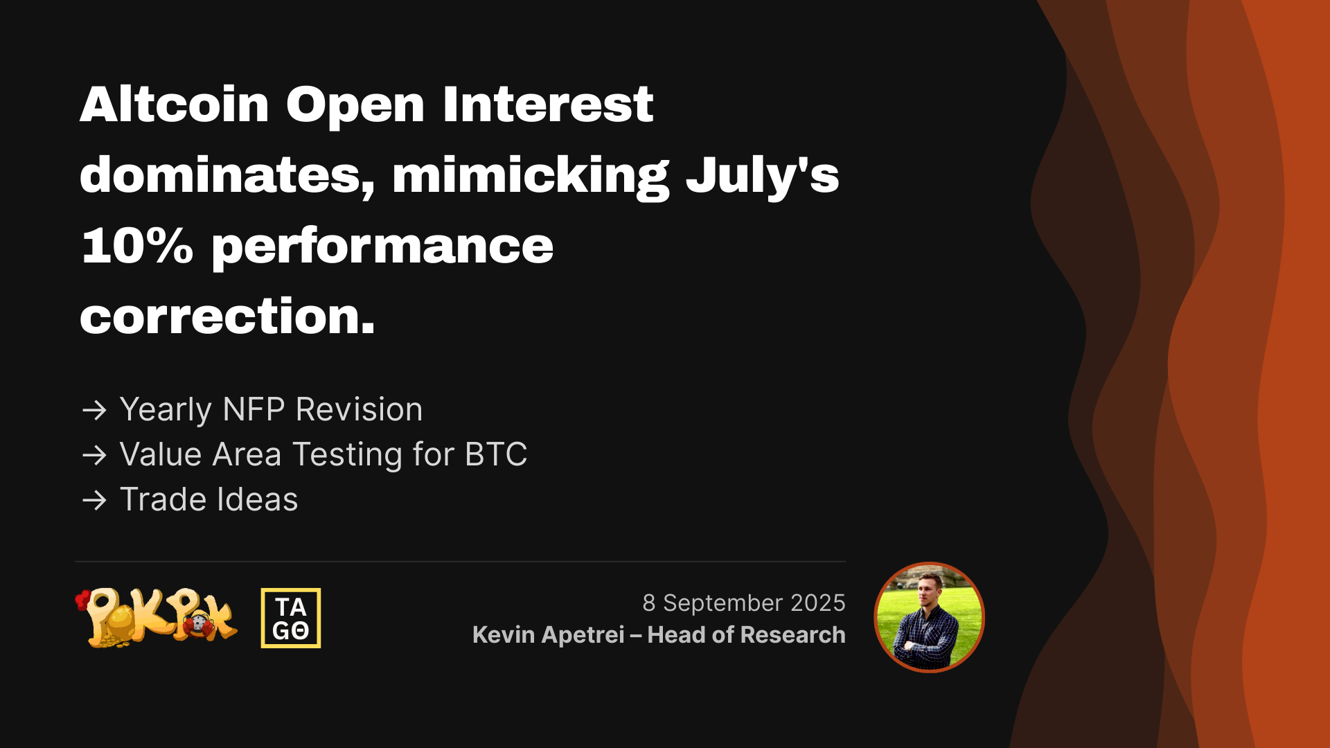 Altcoin Open Interest dominates, mimicking July's 10% performance correction.