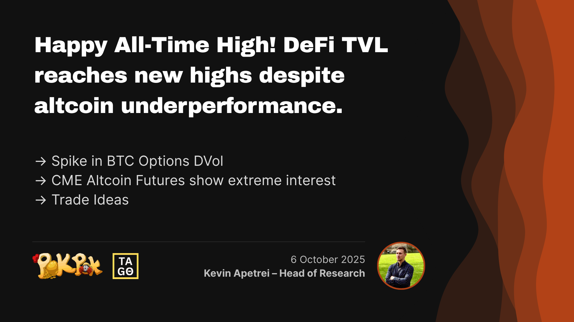 Happy All-Time High! DeFi TVL reaches new highs despite altcoin underperformance.