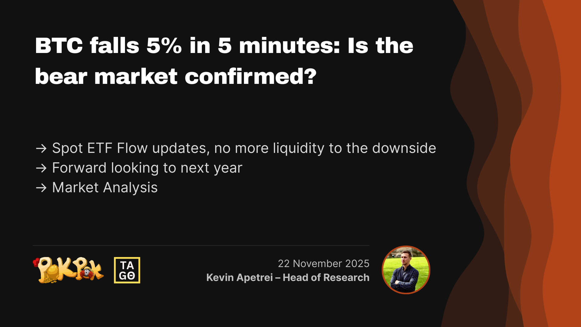 BTC falls 5% in 5 minutes: Is the bear market confirmed?