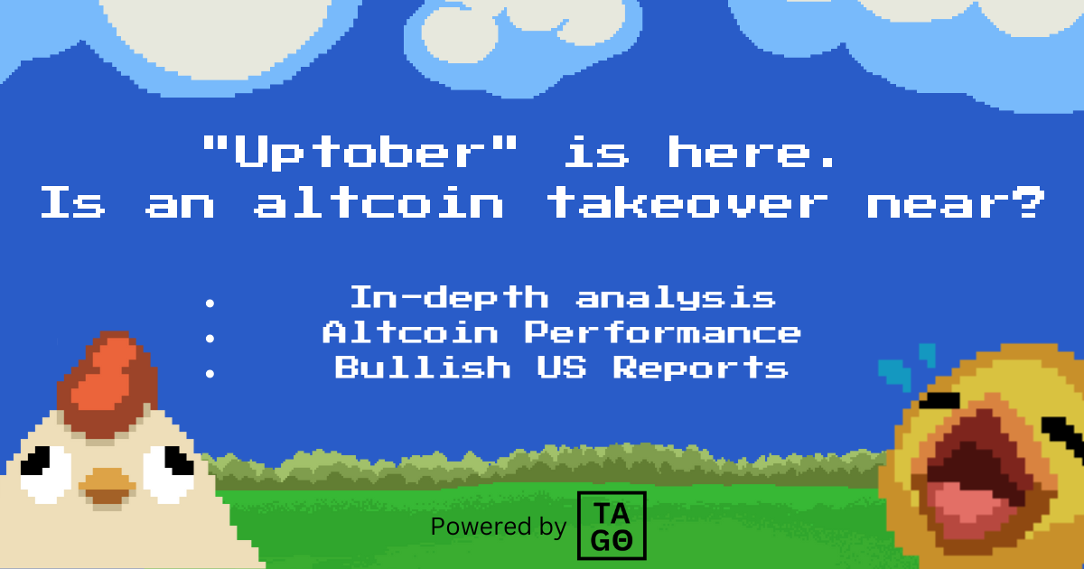 "Uptober" is here. Is an altcoin takeover near?