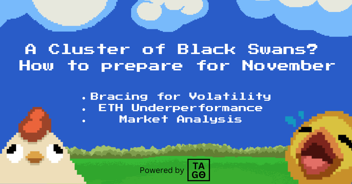 A Cluster of Black Swans? How to prepare for November.