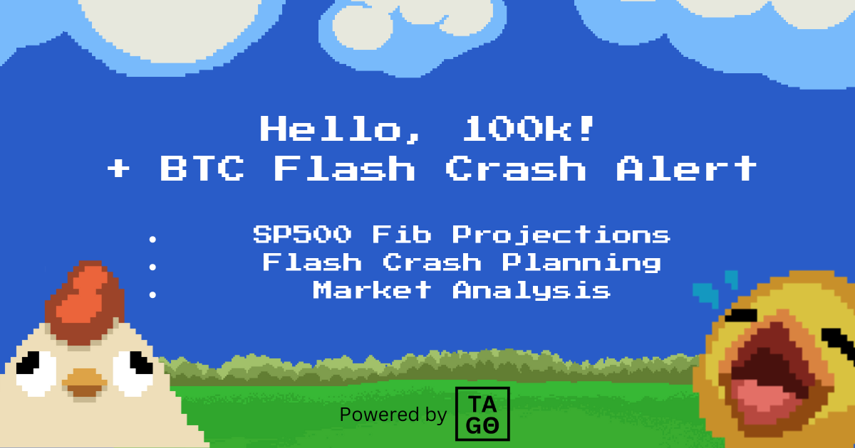 Hello, 100k! Flash Crash Alert: 9% drop in minutes 👀