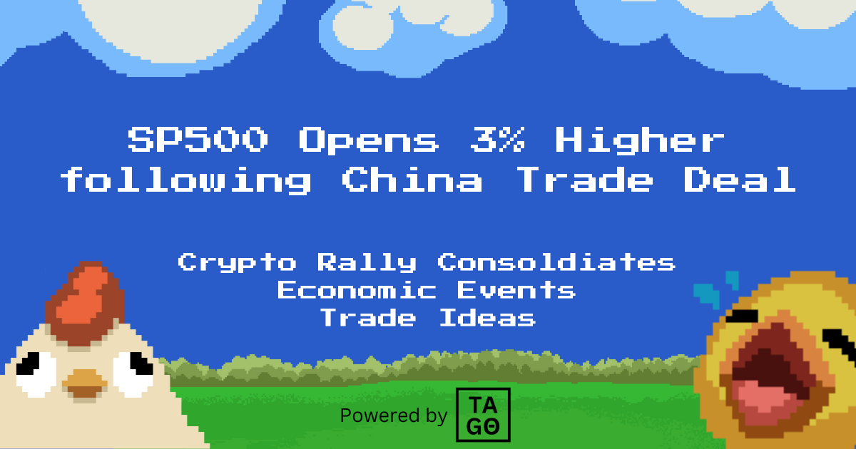 SP500 Opens 3% Higher following China Trade Deal