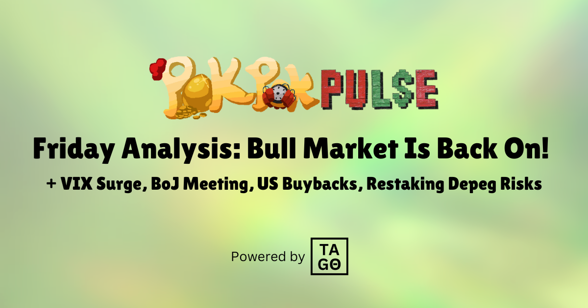 Friday Analysis: Bull Market Is Back On!